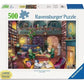 Dream  Library 500 Large Piece Jigsaw Puzzle Ravensburger