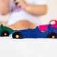 Dyed Wooden Indy Car Set with Racetrack | Made in the USA 🇺🇸