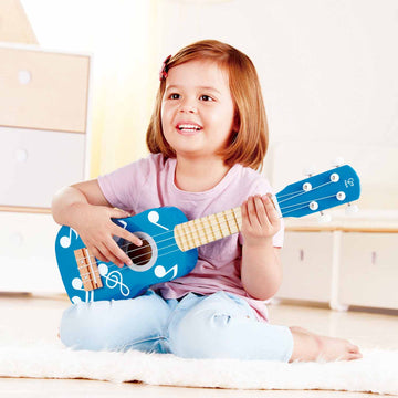 Hape Kid'S Wooden Toy Ukulele In Multicolor