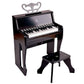 Hape Learn With Lights Black Piano With Stool