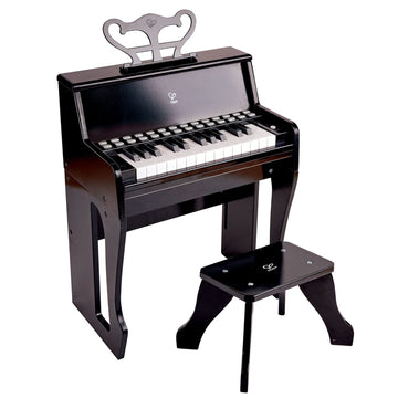 Hape Learn With Lights Black Piano With Stool