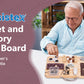 Wooden Fidget Busy Board for Adults with Altzheimer's, Dementia-friendly games