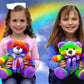 Rainbow Teddy Bear Plush Stuffed Animal Cuddly Soft 12 inch