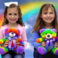 Rainbow Teddy Bear Set of 2 - Plush Stuffed Animal Cuddly Soft 12 inch