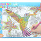 Hummingbird 300 Piece Coloring Jigsaw Puzzle