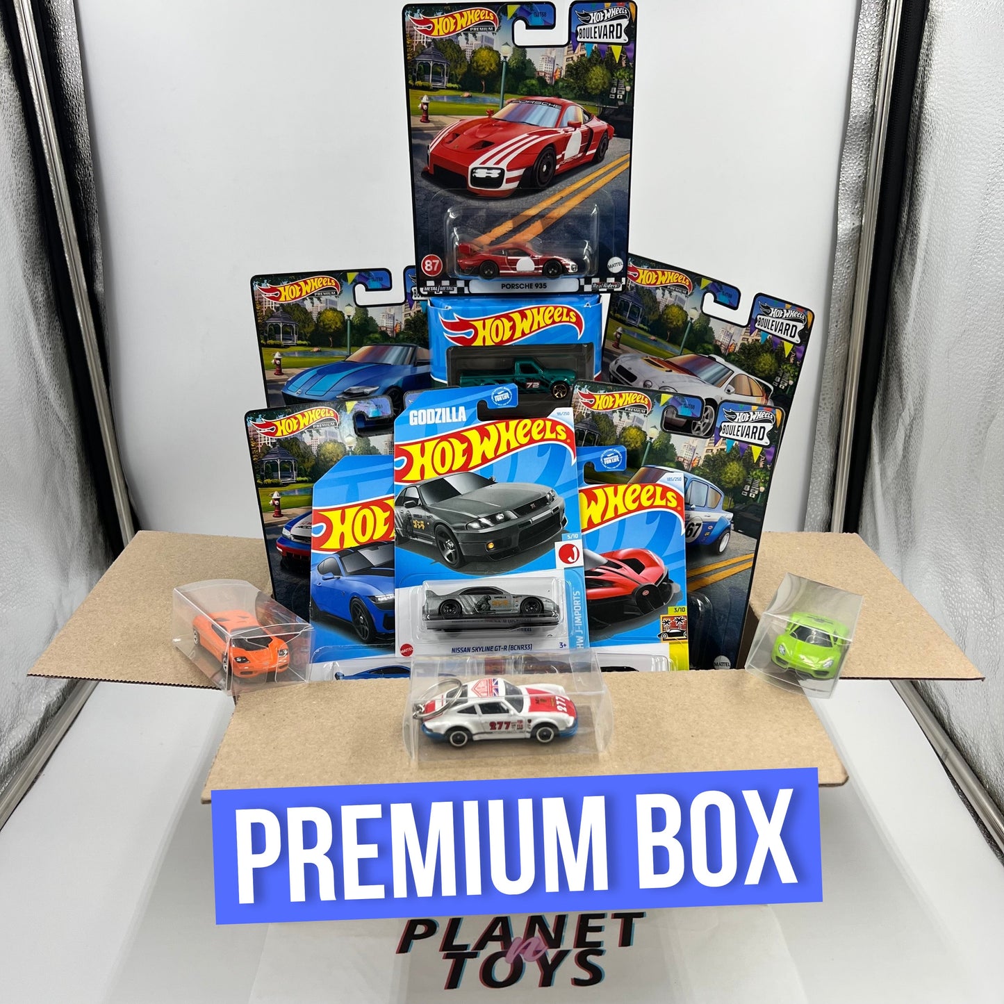 Planet n Toys Diecast Box 1:64 Assorted Collectible Hotwheels/Matchbox