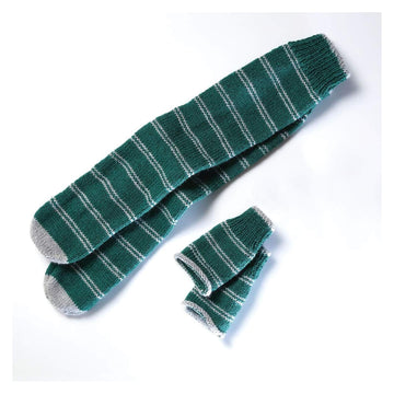 Hero Collector Hogwarts Slytherin Slouch Socks And Mittens Knitting Kit | Harry Potter Wizarding World Knitting Kits