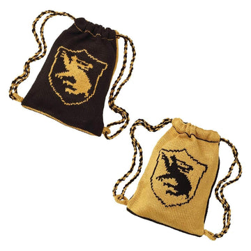 Hero Collector Hogwarts Hufflepuff Reversible Backpack Knitting Kit | Harry Potter Wizarding World Knitting Kits