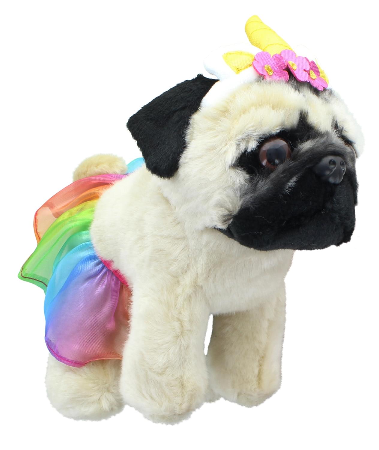 Doug The Pug Unicorn Tutu 9 Inch Plush Animal