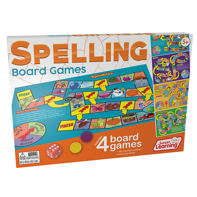 Junior Learning Jrl423 Spelling Board Games