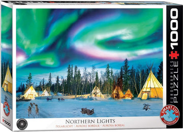 Northern Lights Yellowknife 1000 Piece Jigsaw Puzzle