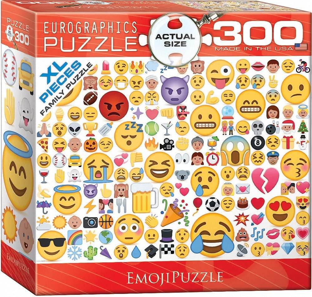 Emojipuzzle What Your Mood? 300 Piece Xl Jigsaw Puzzle