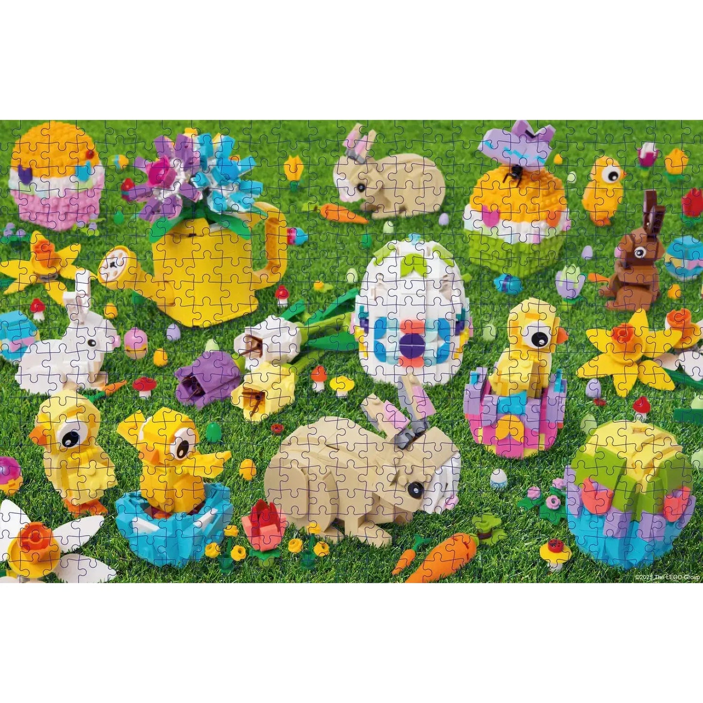 Easter Egg Hunt LEGO 500 Piece Jigsaw Puzzle Chronicle