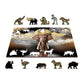 Elephant Dreams 150 Piece Wood Jigsaw Puzzle Wooden City