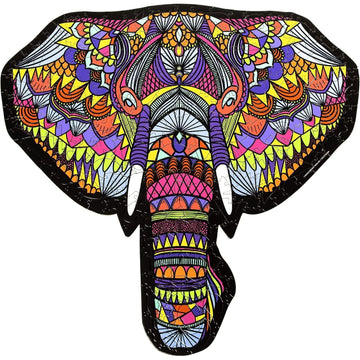 Elephant Hidden Shapes 300 Piece Jigsaw Puzzle Sure Lox