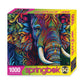 Elephant Mandala 1000 Piece Jigsaw Puzzle Springbok