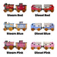 ABCs Magnetic Letter Train Express with Organic Cotton Bag | Cherry Wood | Made in the USA 🇺🇸