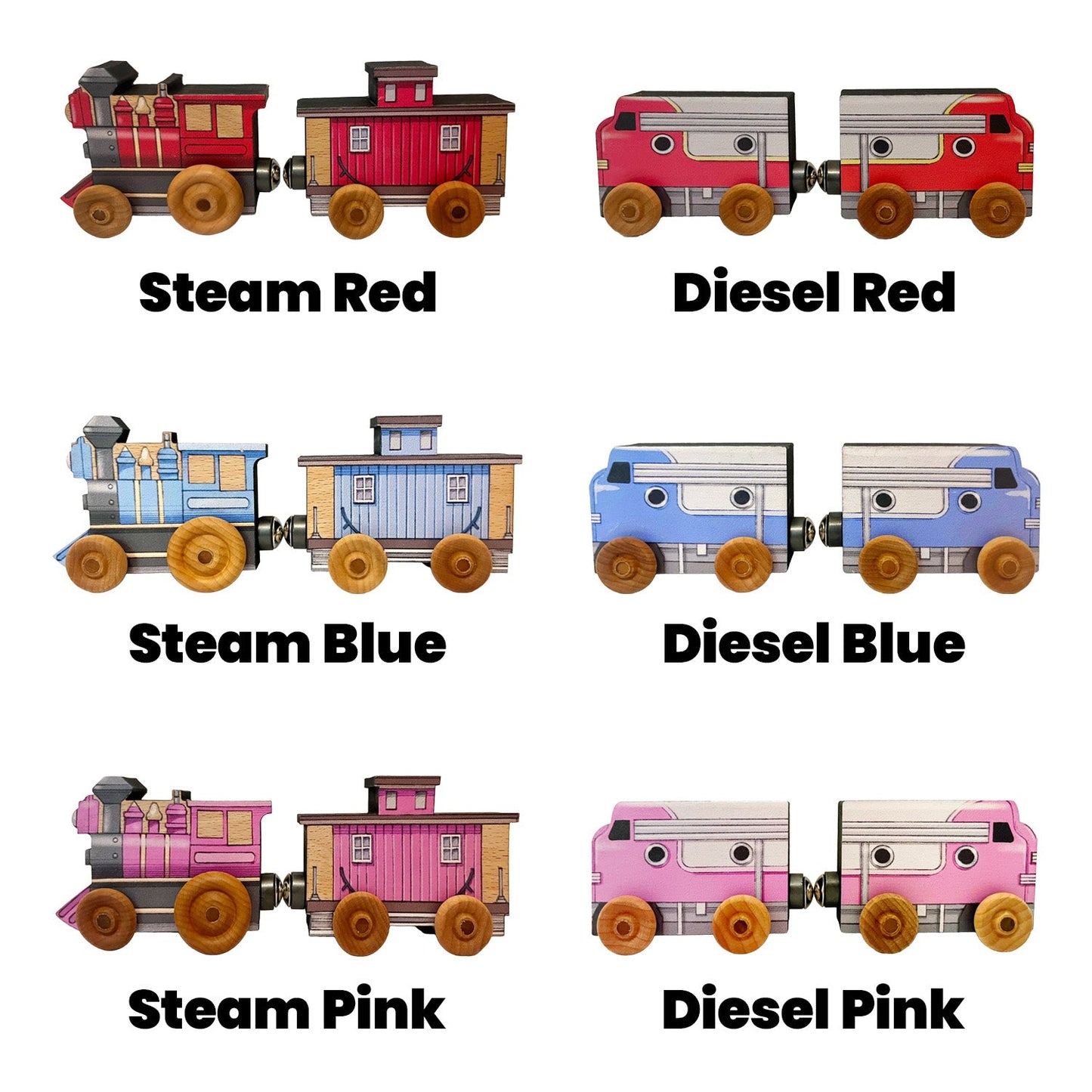 ABCs Magnetic Letter Train Express with Organic Cotton Bag | Cherry Wood | Made in the USA 🇺🇸