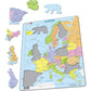 Europe Map 37 Piece Tray Jigsaw Puzzle Larsen