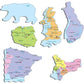Europe Map 37 Piece Tray Jigsaw Puzzle Larsen