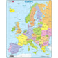 Europe Map 37 Piece Tray Jigsaw Puzzle Larsen