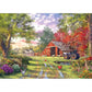 Evening at the Barnyard 104 Connecting Pieces Jigsaw Puzzle Eurographics