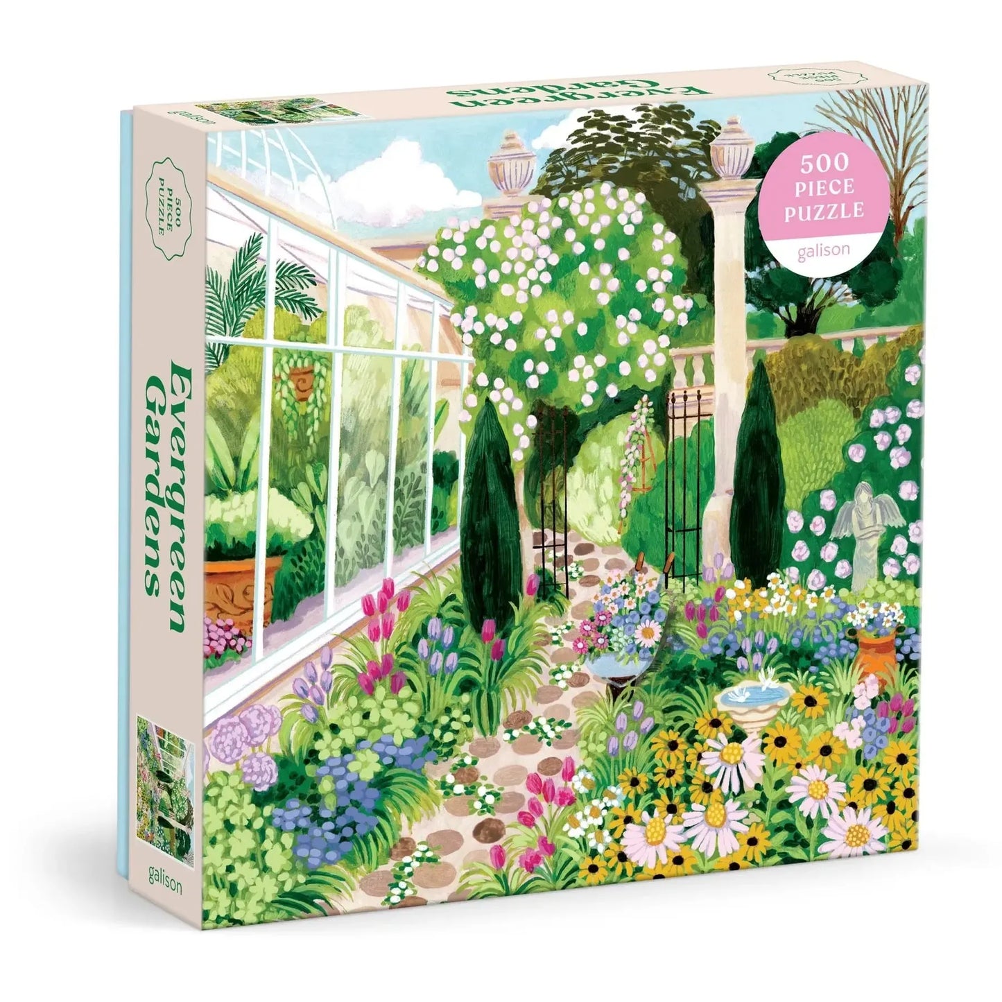 Evergreen Gardens 500 Piece Jigsaw Puzzle Galison