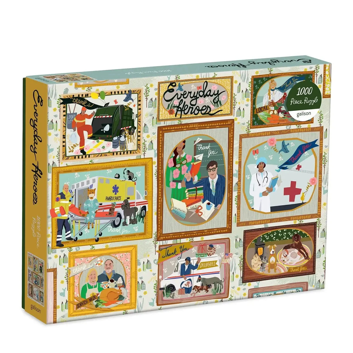 Everyday Heroes 1000 Piece Jigsaw Puzzle Galison