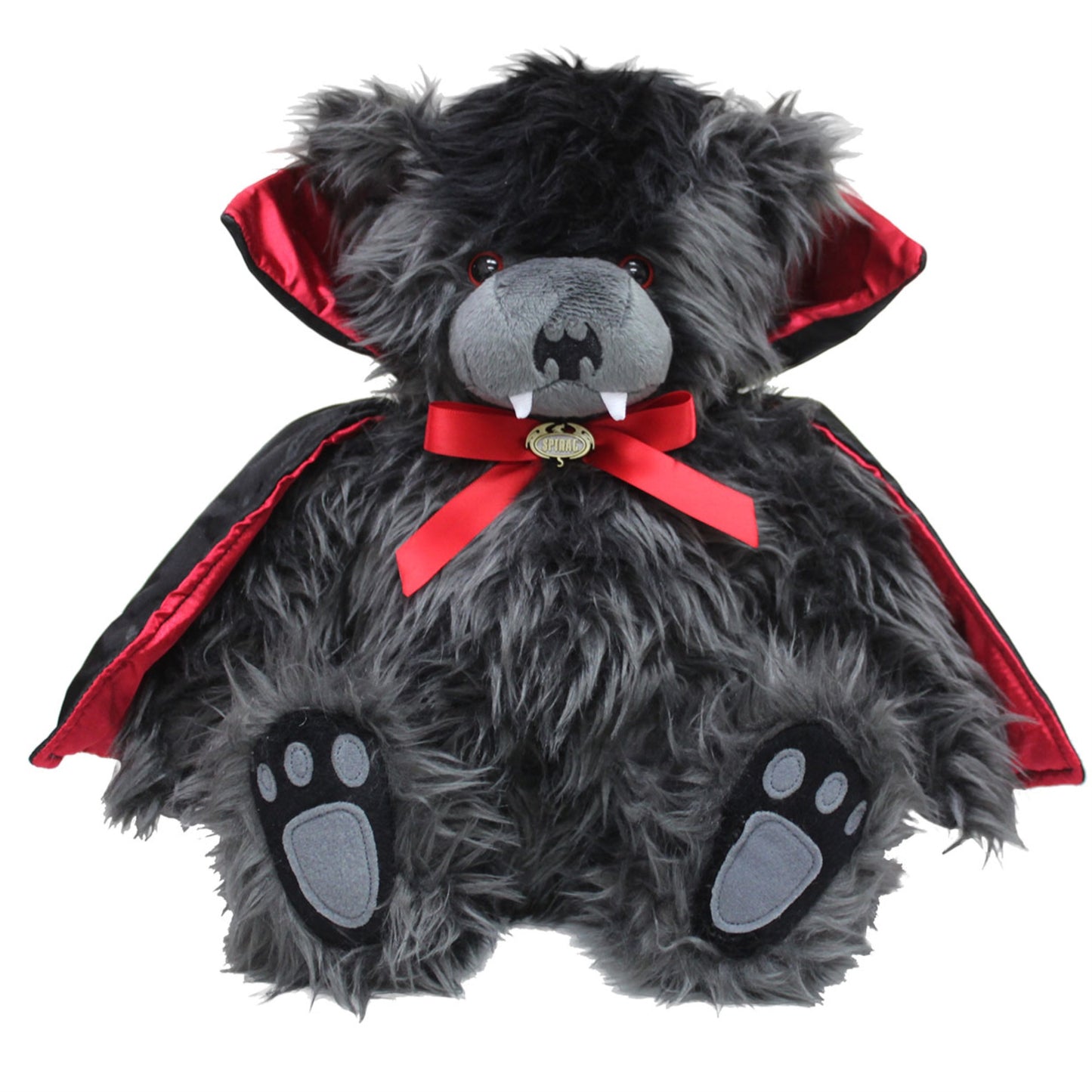 Spiral TED The Impaler Teddy Bear - 12" Red Polyester Plush Toy - Model F028A851-0