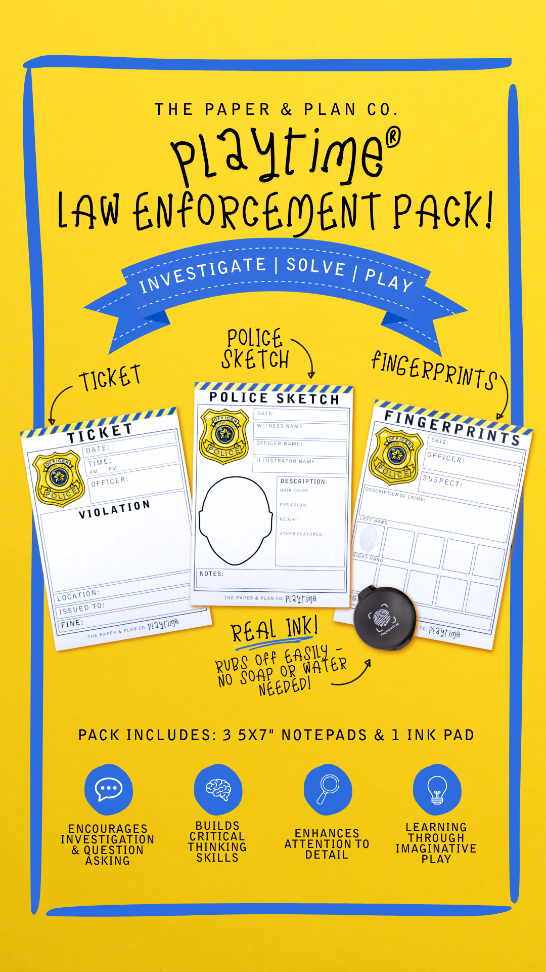 Law Enforcement Playtime Pad® Pack