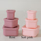 Silicone Bento box Set/set of 3