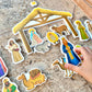Quiet Nativity Set (a Christmas bath toy!)