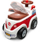 Falk Vintage Minivan Vehicle With Opening Seat And Steering Wheel With A Horn, Push Ride-On Toy For Toddler +1 Year Fa703