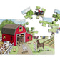 Harvest Time! A 24-Piece Farm Themed Puzzle for Toddlers & Preschoolers - 11"x19"