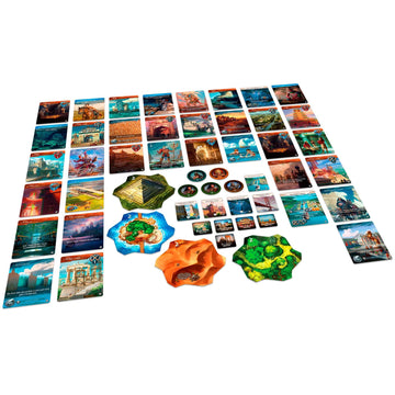 Monumental Lost Kingdoms Expansion - Civilization & Deckbuilding Board Game, Adds A 5Th Player, Ages 10+, 1-5 Players, 90-120 Min