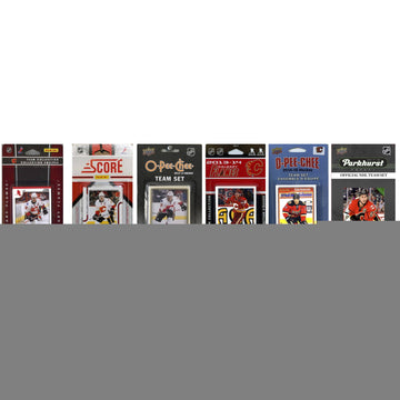 Nhl Calgary Flames 6 Different Licensed Trading Card Team Sets