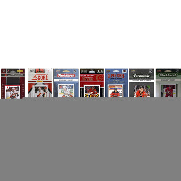 Nhl Calgary Flames 7 Different Licensed Trading Card Team Sets