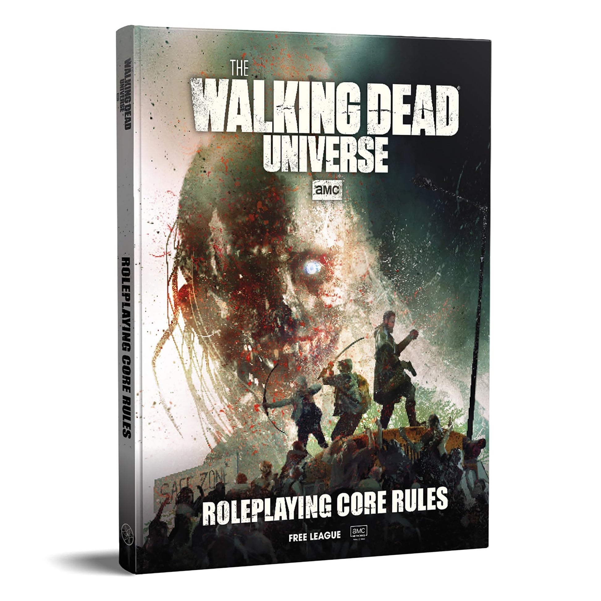 Free League Publishing The Walking Dead Universe RPG Core Rules - Hardback RPG Book, Horror Roleplaying, Free League Publishing