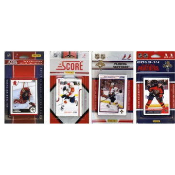 Nhl Florida Panthers 4 Different Licensed Trading Card Team Sets