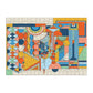 FLW Imperial Hotel Stone Wall Mural 250 Piece Wood Jigsaw Puzzle Galison