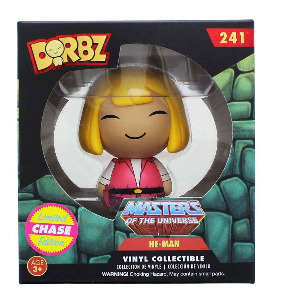 Masters Of The Universe 3'' Dorbz Vinyl Figure: He-Man Prince Adam Chase