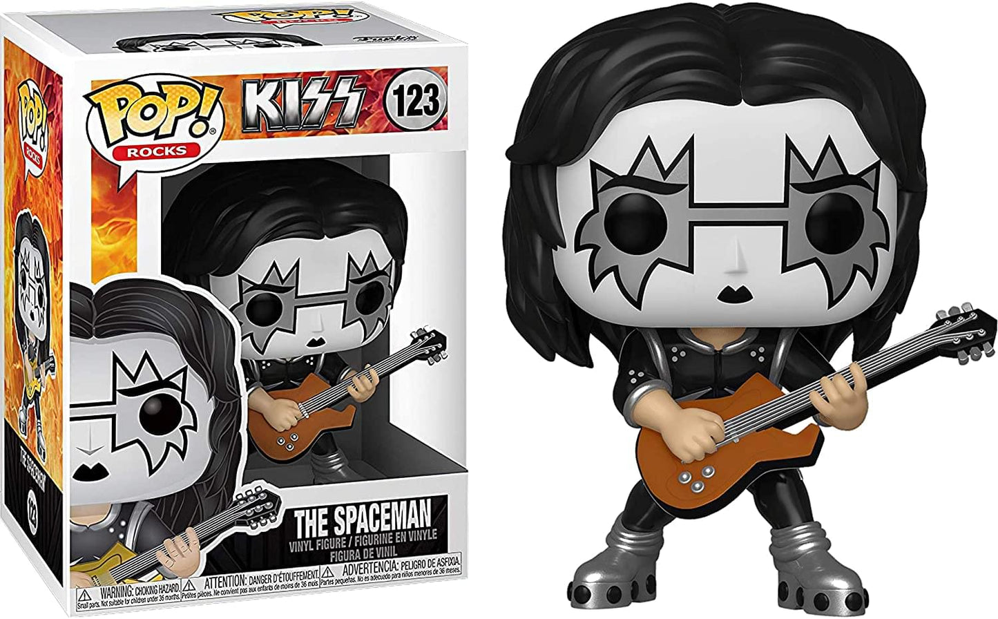 Funko Pop! Rocks Kiss - Spaceman Vinyl Figure, Standard Size, Multicolor, Model 28506