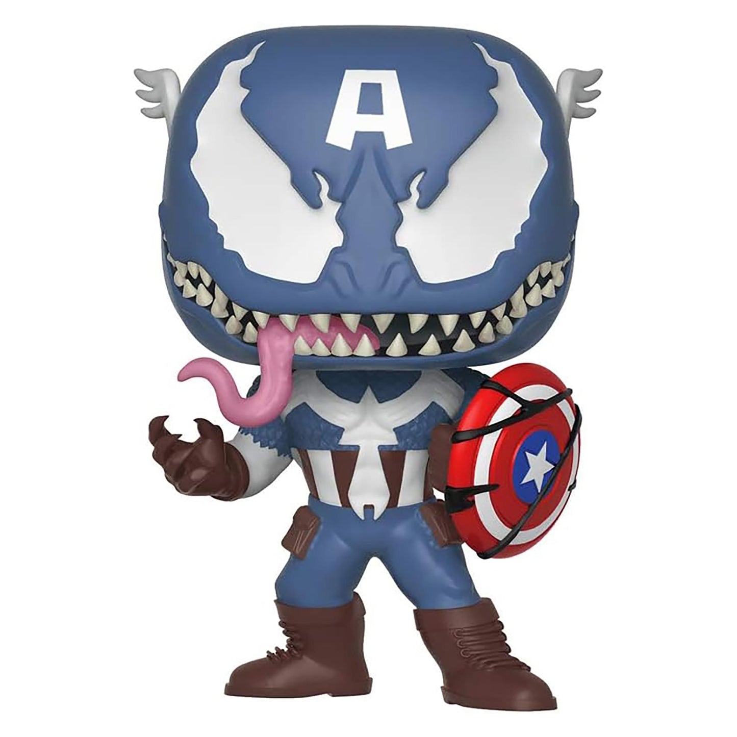 Funko Pop Marvel Venom - Venom Captain America, Multi