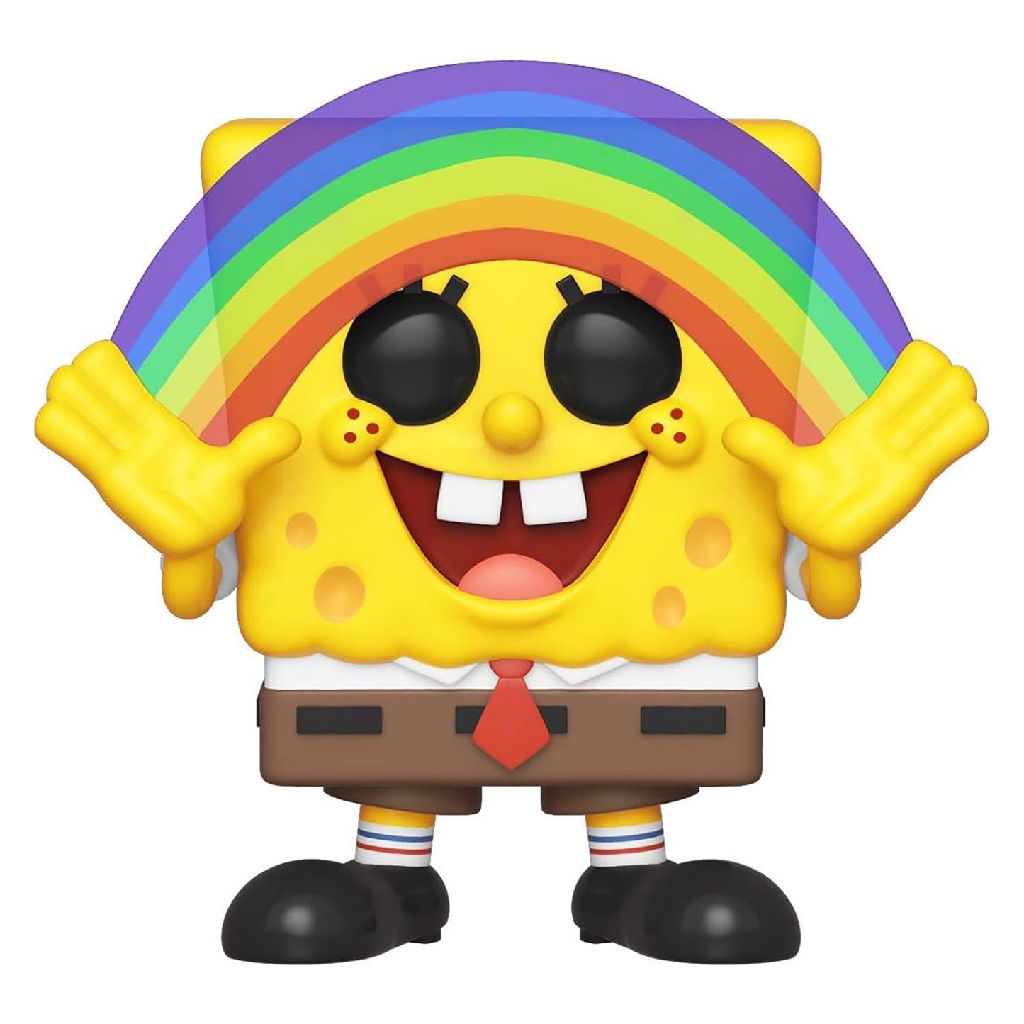 Funko Pop! Animation Spongebob Rainbow Figure, Standard Size, Multicolor, Model 39552, Vinyl Collectible