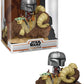 Star Wars The Mandalorian Funko Pop Deluxe Vinyl Figure | Mandalorian On Bantha