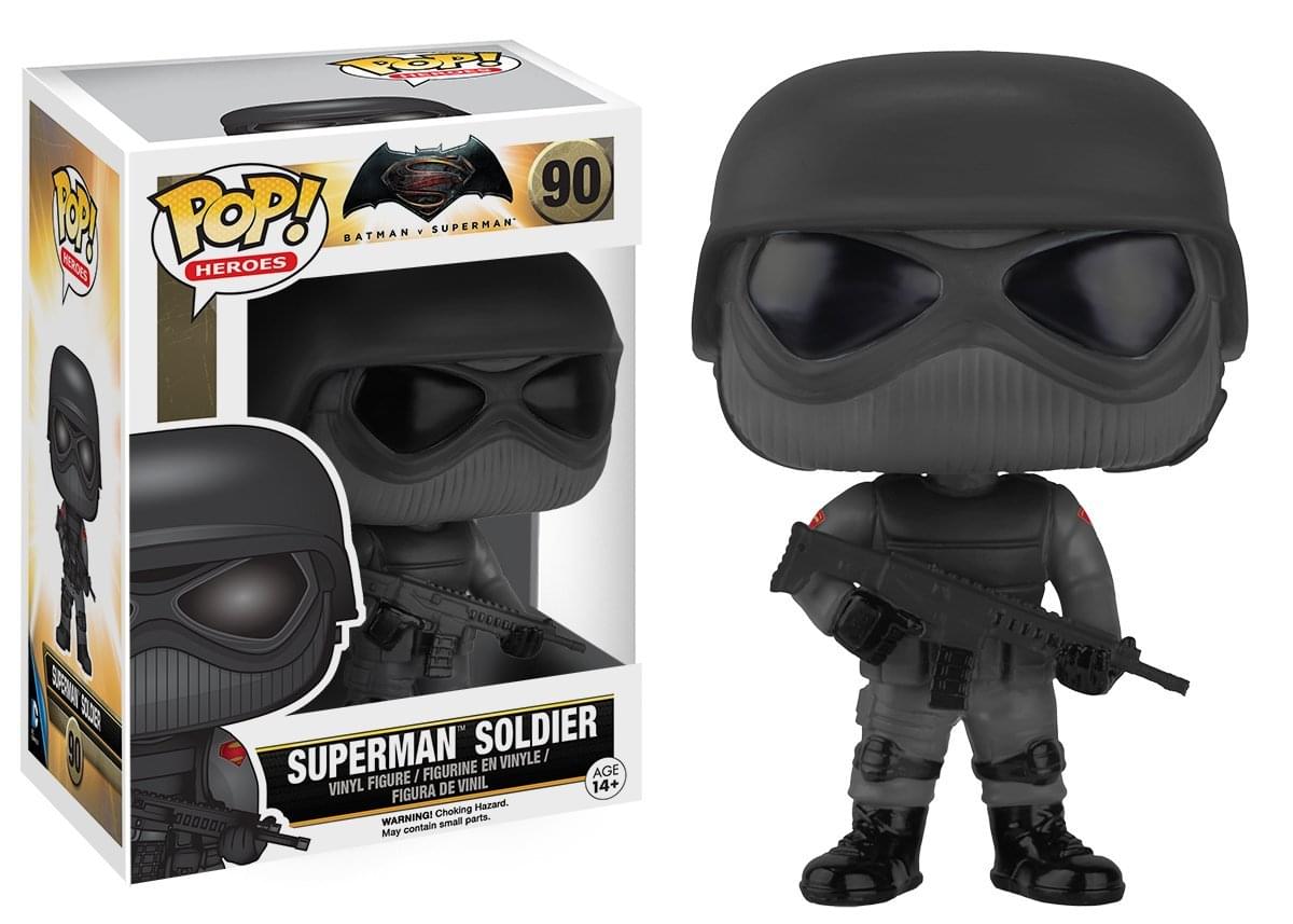 Funko Pop Bvs - Superman Soldier Vinyl Figure, Multi