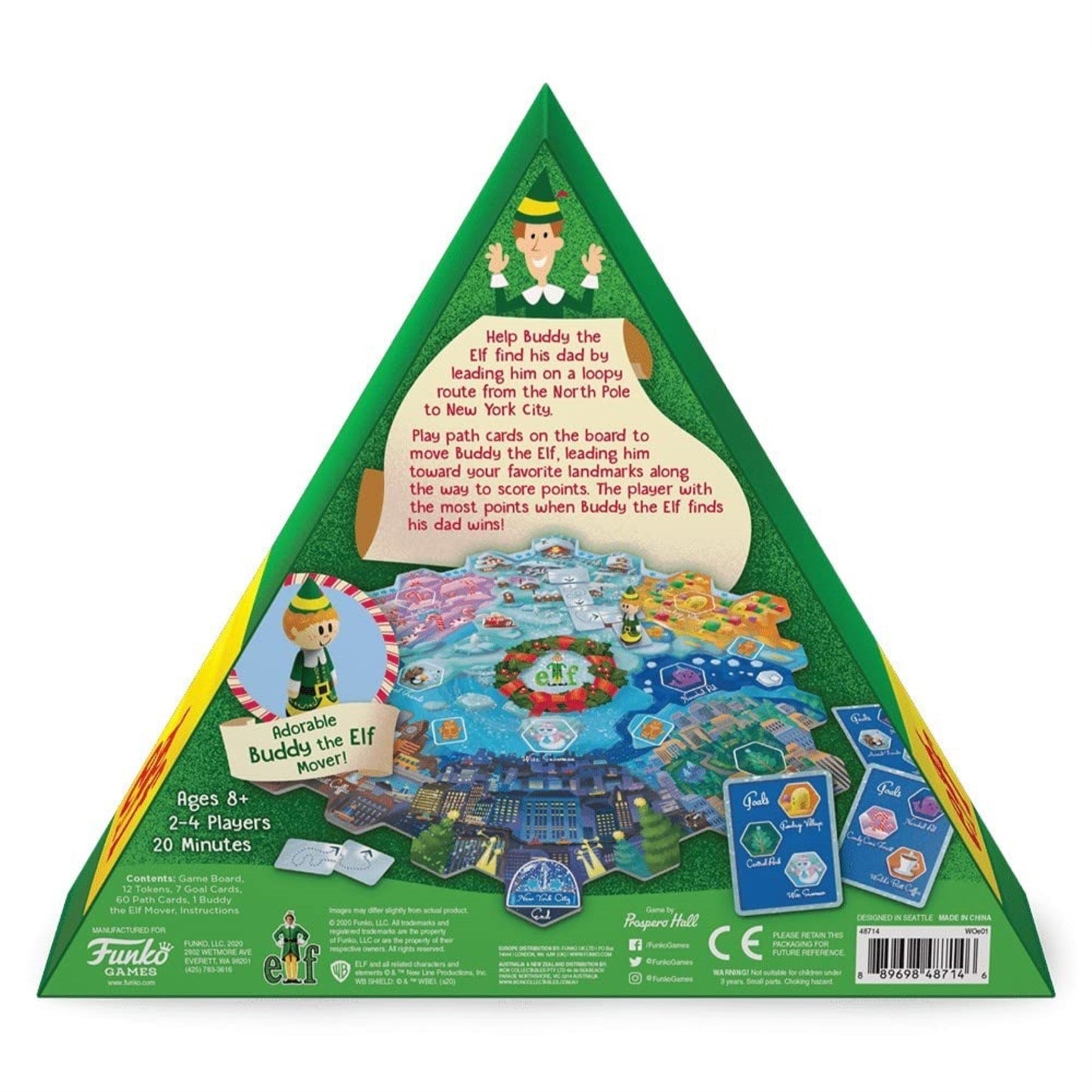 FUNKO GAMES Funko Elf Journey from The North Pole Game - One Size, Multicolor, Cardboard, Model 48714