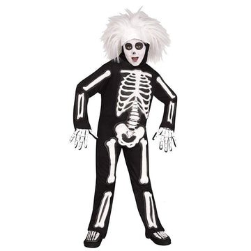 Saturday Night Live David S Pumpkins Beat Boy Skeleton Child Costume - Medium 8/10
