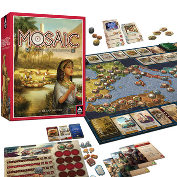 Mosaic: A Story Of Civilization - Strategy Board Game For Adults And Family | Fast, Fun, Action-Selection And Area Control Game