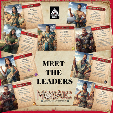 Mosaic: A Story Of Civilization - Strategy Board Game For Adults And Family | Fast, Fun, Action-Selection And Area Control Game